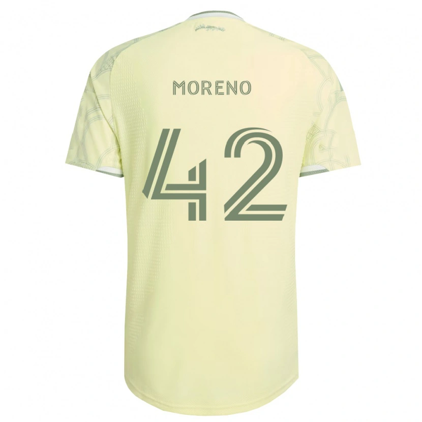 Danxen Męski Alexis Moreno #42 Beżowy Biały Wyjazdowa Koszulka 2026/27 Koszulki Klubowe