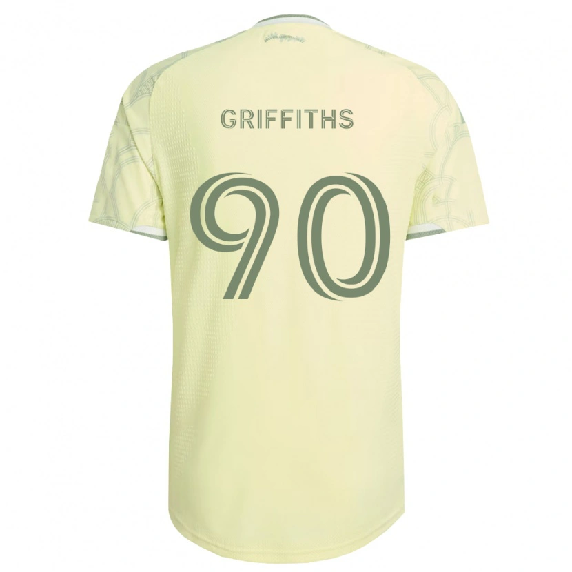 Danxen Męski Reo Griffiths #90 Beżowy Biały Wyjazdowa Koszulka 2026/27 Koszulki Klubowe
