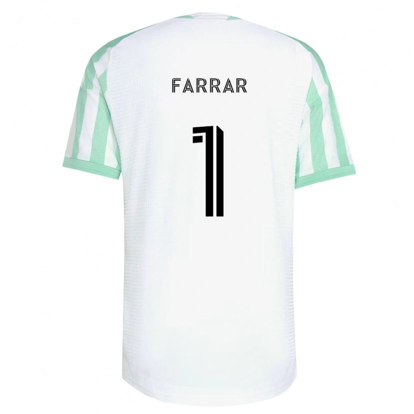 Danxen Męski Charlie Farrar #1 Jasnozielony Czarny Biały Wyjazdowa Koszulka 2026/27 Koszulki Klubowe