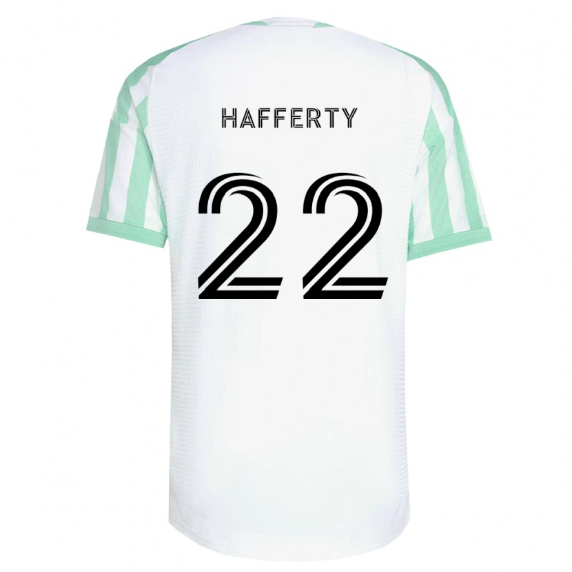 Danxen Męski Joe Hafferty #22 Jasnozielony Czarny Biały Wyjazdowa Koszulka 2026/27 Koszulki Klubowe