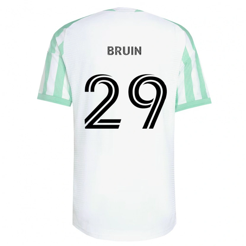 Danxen Męski Will Bruin #29 Jasnozielony Czarny Biały Wyjazdowa Koszulka 2026/27 Koszulki Klubowe