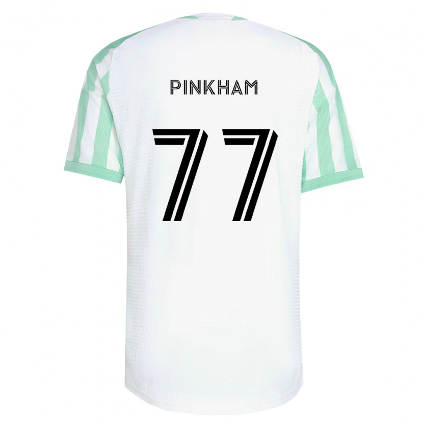 Danxen Męski Chris Pinkham #77 Jasnozielony Czarny Biały Wyjazdowa Koszulka 2026/27 Koszulki Klubowe