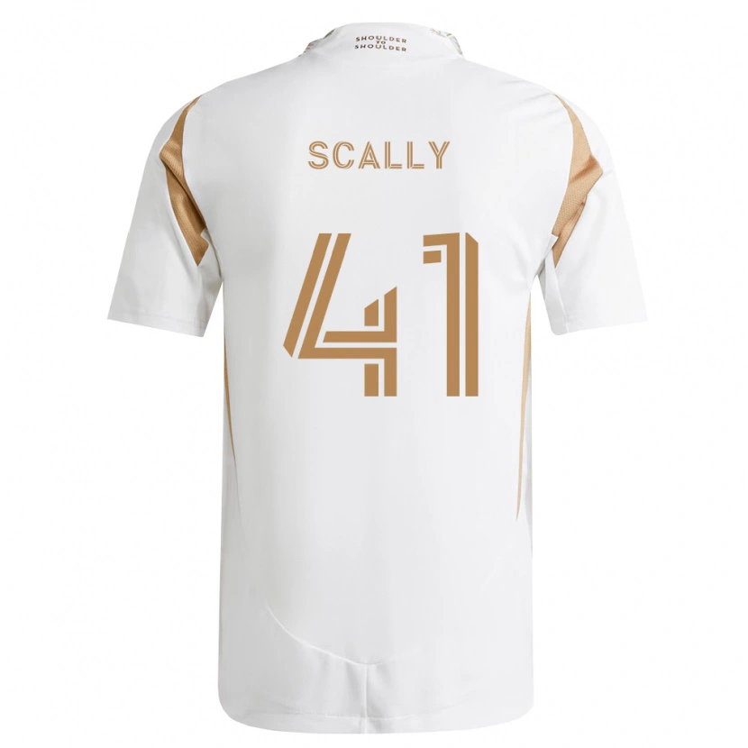 Danxen Męski Ethan Scally #41 Biały Brązowy Wyjazdowa Koszulka 2026/27 Koszulki Klubowe