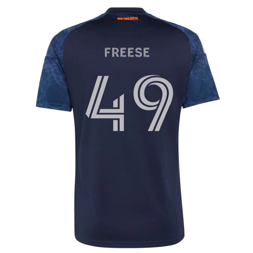 Danxen Męski Matt Freese #49 Głęboki Niebieski Biały Wyjazdowa Koszulka 2026/27 Koszulki Klubowe