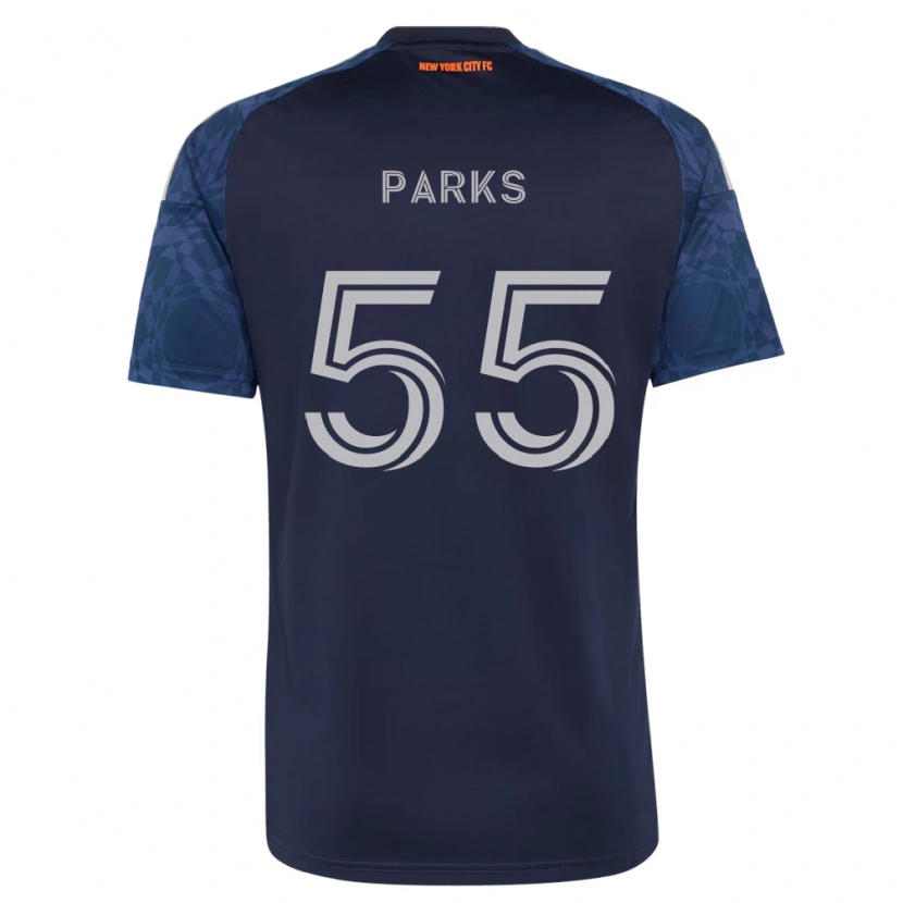 Danxen Męski Keaton Parks #55 Głęboki Niebieski Biały Wyjazdowa Koszulka 2026/27 Koszulki Klubowe