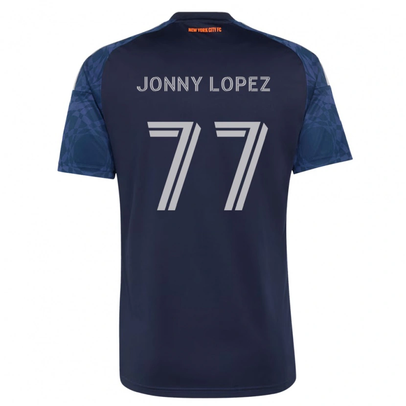 Danxen Męski Jonny Lopez #77 Głęboki Niebieski Biały Wyjazdowa Koszulka 2026/27 Koszulki Klubowe