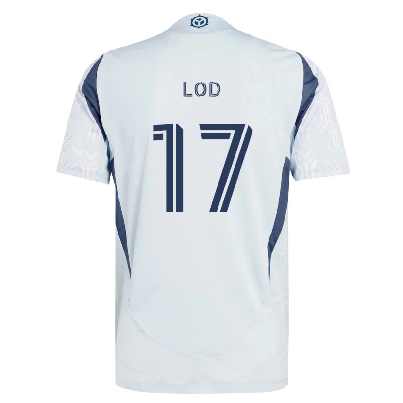 Danxen Męski Robin Lod #17 Niebieski Szary Biały Wyjazdowa Koszulka 2026/27 Koszulki Klubowe