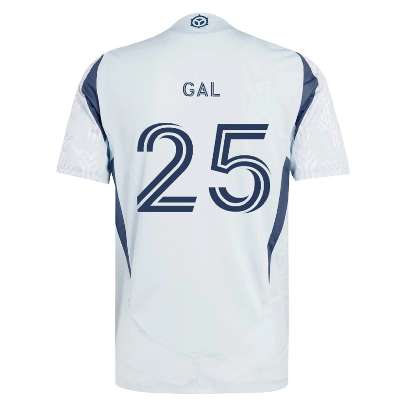 Danxen Męski Jeff Gal #25 Niebieski Szary Biały Wyjazdowa Koszulka 2026/27 Koszulki Klubowe