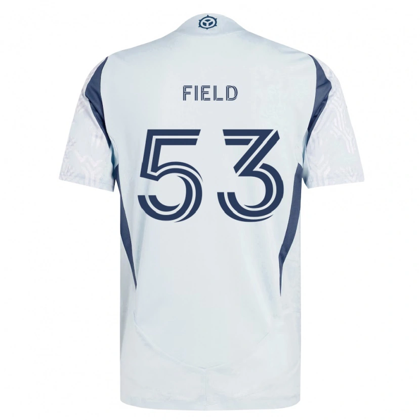 Danxen Męski James Field #53 Niebieski Szary Biały Wyjazdowa Koszulka 2026/27 Koszulki Klubowe