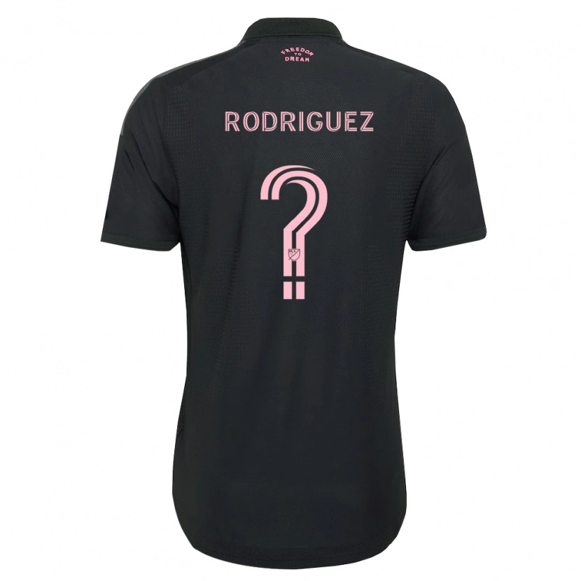Danxen Męski Emerson Rodríguez #0 Różowy Czarny Biały Wyjazdowa Koszulka 2026/27 Koszulki Klubowe