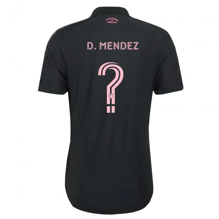 Danxen Męski Dylan Mendez #0 Różowy Czarny Biały Wyjazdowa Koszulka 2026/27 Koszulki Klubowe