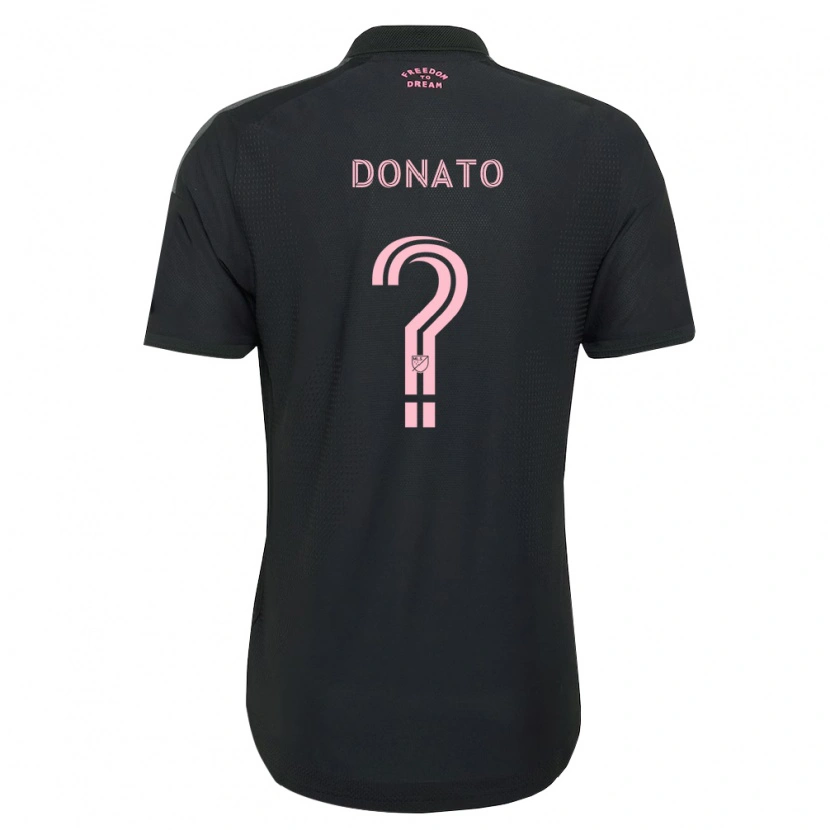 Danxen Męski Benjamin Donato #0 Różowy Czarny Biały Wyjazdowa Koszulka 2026/27 Koszulki Klubowe