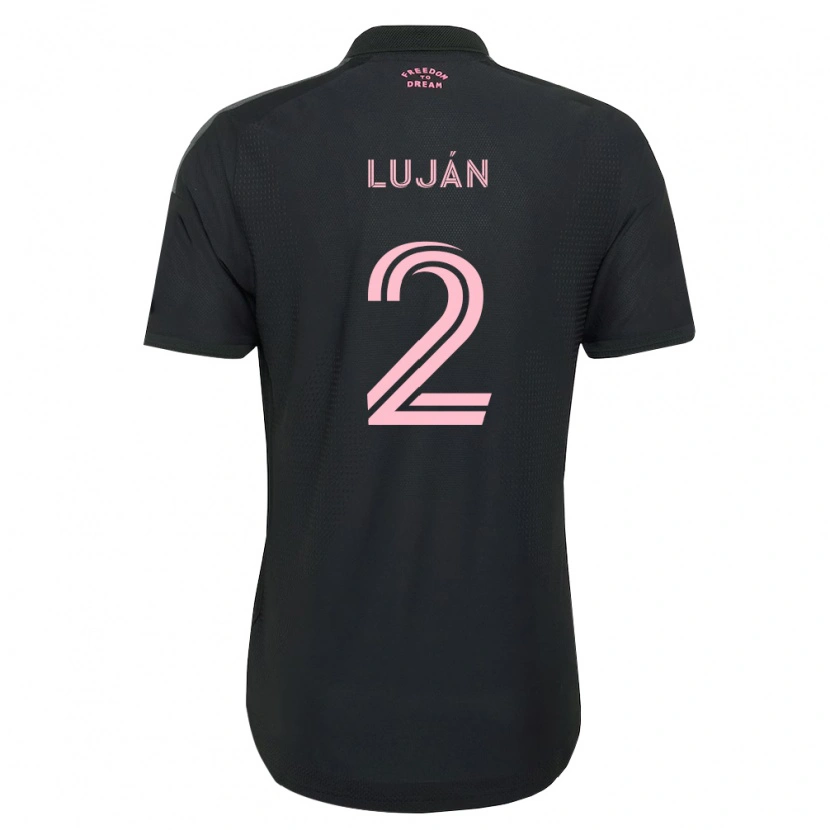 Danxen Męski Gonzalo Luján #2 Różowy Czarny Biały Wyjazdowa Koszulka 2026/27 Koszulki Klubowe