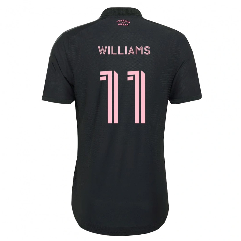 Danxen Męski Chaz Williams #11 Różowy Czarny Biały Wyjazdowa Koszulka 2026/27 Koszulki Klubowe