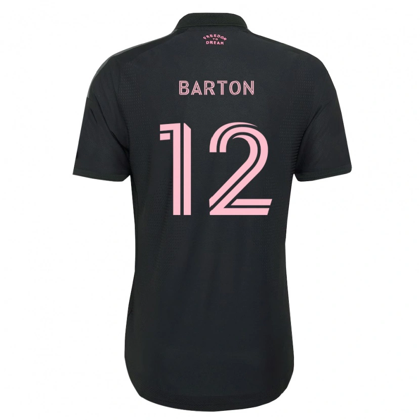 Danxen Męski Tye Barton #12 Różowy Czarny Biały Wyjazdowa Koszulka 2026/27 Koszulki Klubowe