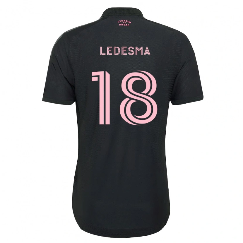 Danxen Męski Santiago Ledesma #18 Różowy Czarny Biały Wyjazdowa Koszulka 2026/27 Koszulki Klubowe