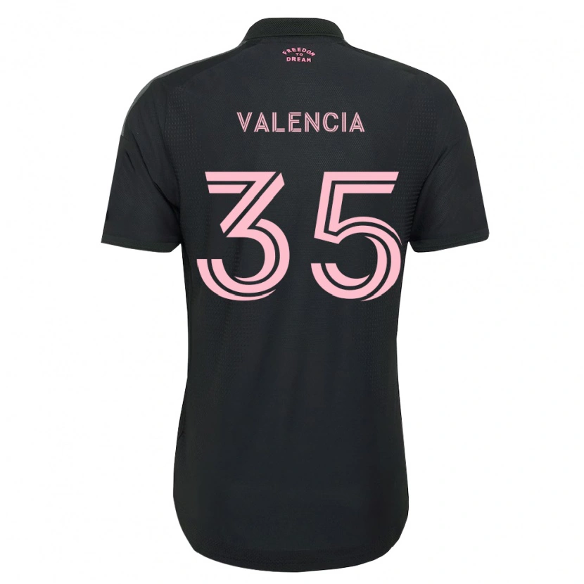 Danxen Męski Felipe Valencia #35 Różowy Czarny Biały Wyjazdowa Koszulka 2026/27 Koszulki Klubowe