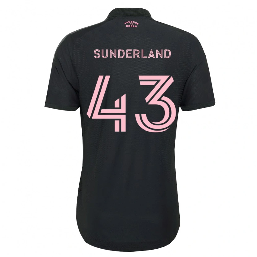 Danxen Męski Lawson Sunderland #43 Różowy Czarny Biały Wyjazdowa Koszulka 2026/27 Koszulki Klubowe
