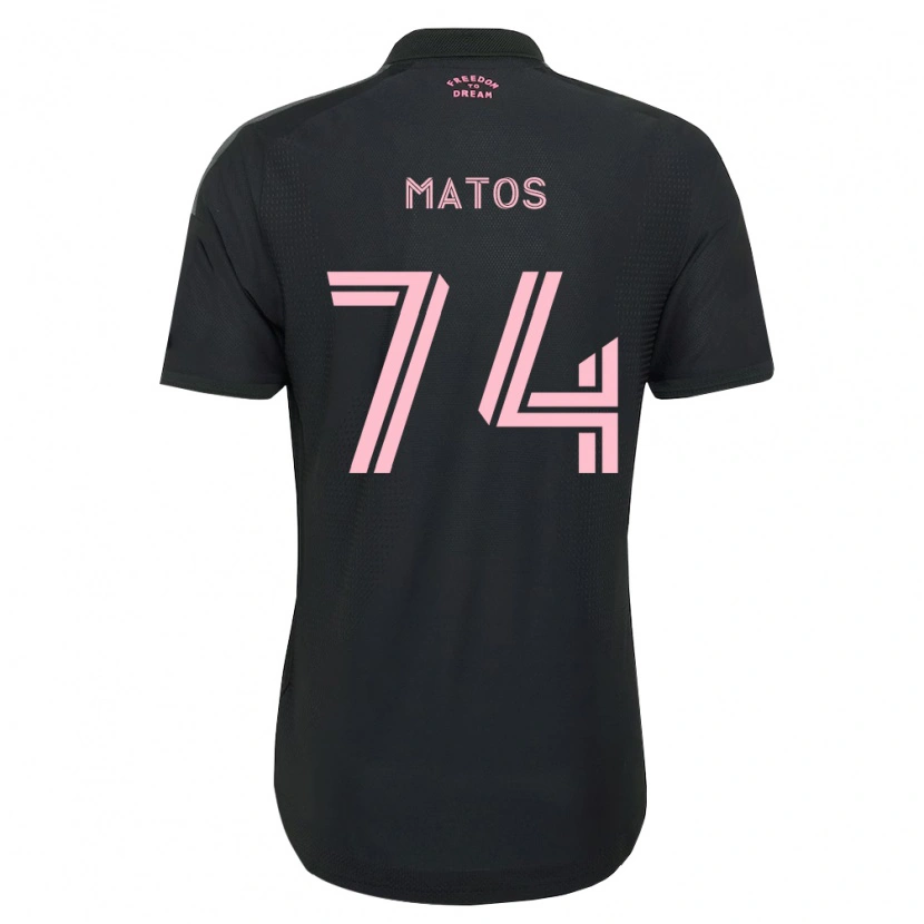 Danxen Męski Diego Matos #74 Różowy Czarny Biały Wyjazdowa Koszulka 2026/27 Koszulki Klubowe