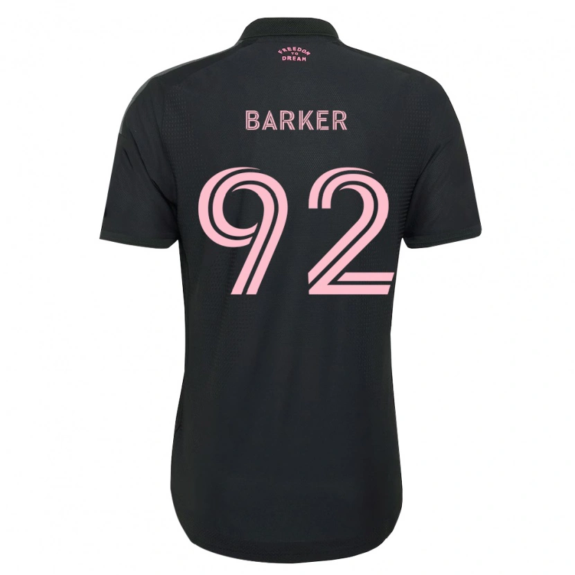 Danxen Męski Lucas Barker #92 Różowy Czarny Biały Wyjazdowa Koszulka 2026/27 Koszulki Klubowe