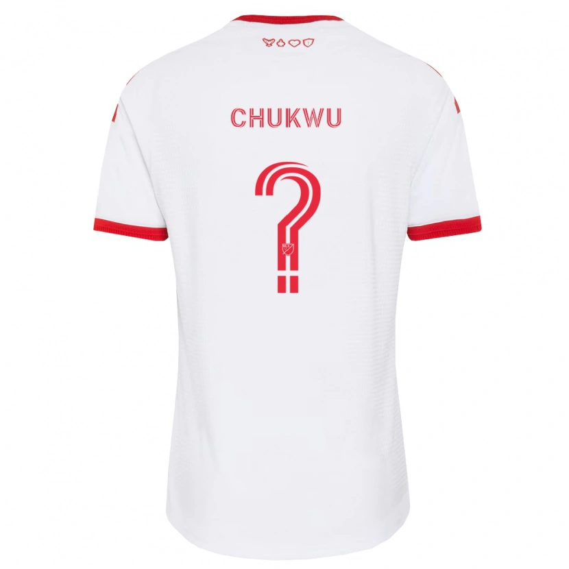 Danxen Męski Robert Chukwu #0 Biały Czerwony Czarny Wyjazdowa Koszulka 2026/27 Koszulki Klubowe
