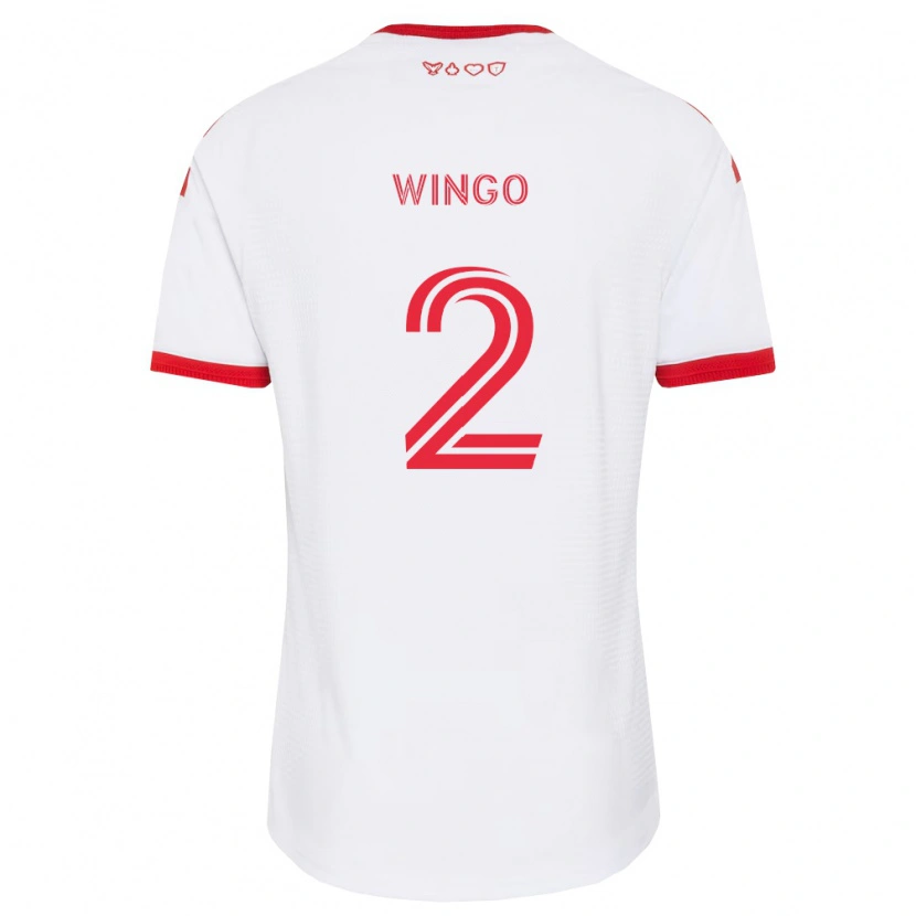 Danxen Męski Henry Wingo #2 Biały Czerwony Czarny Wyjazdowa Koszulka 2026/27 Koszulki Klubowe
