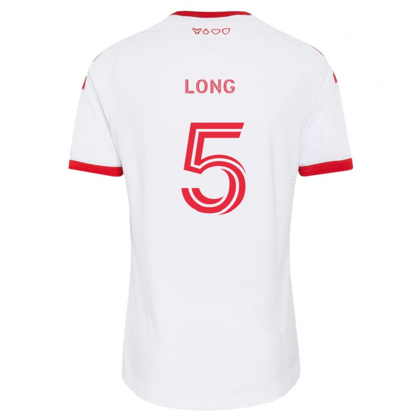 Danxen Męski Kevin Long #5 Biały Czerwony Czarny Wyjazdowa Koszulka 2026/27 Koszulki Klubowe