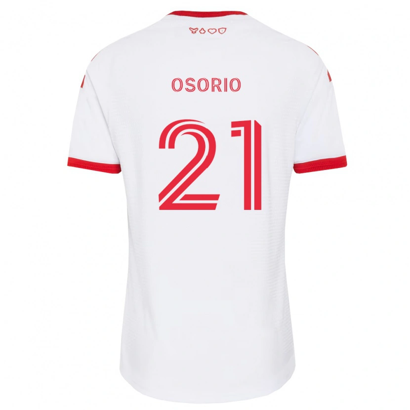Danxen Męski Jonathan Osorio #21 Biały Czerwony Czarny Wyjazdowa Koszulka 2026/27 Koszulki Klubowe