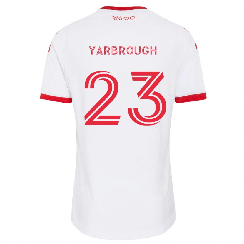 Danxen Męski William Yarbrough #23 Biały Czerwony Czarny Wyjazdowa Koszulka 2026/27 Koszulki Klubowe