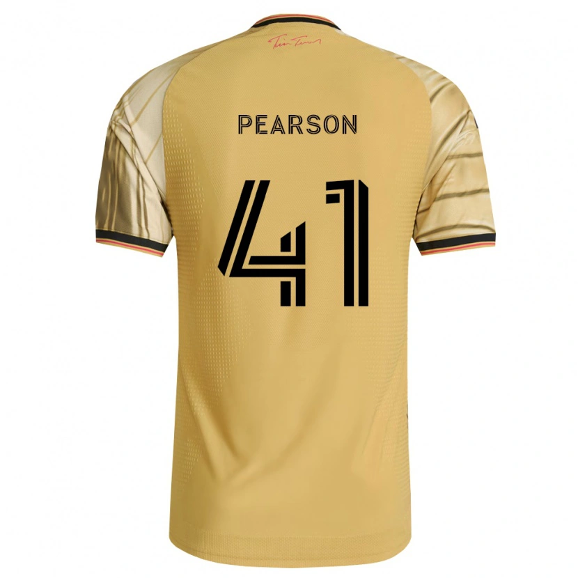 Danxen Męski Christopher Pearson #41 Brązowy Żółty Czarny Wyjazdowa Koszulka 2026/27 Koszulki Klubowe