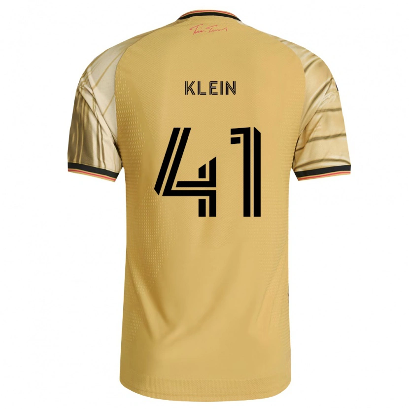 Danxen Męski Johnny Klein #41 Brązowy Żółty Czarny Wyjazdowa Koszulka 2026/27 Koszulki Klubowe