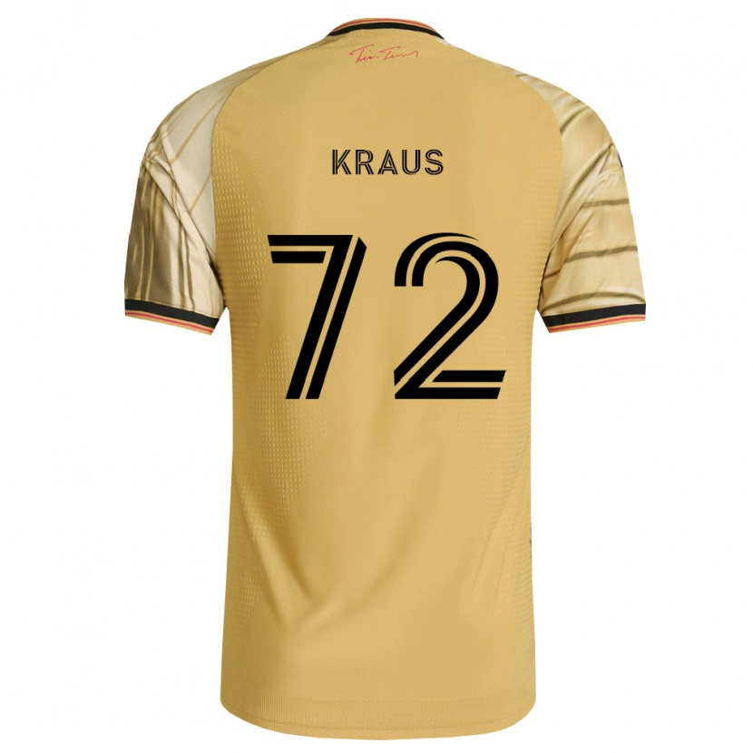 Danxen Męski Kane Kraus #72 Brązowy Żółty Czarny Wyjazdowa Koszulka 2026/27 Koszulki Klubowe