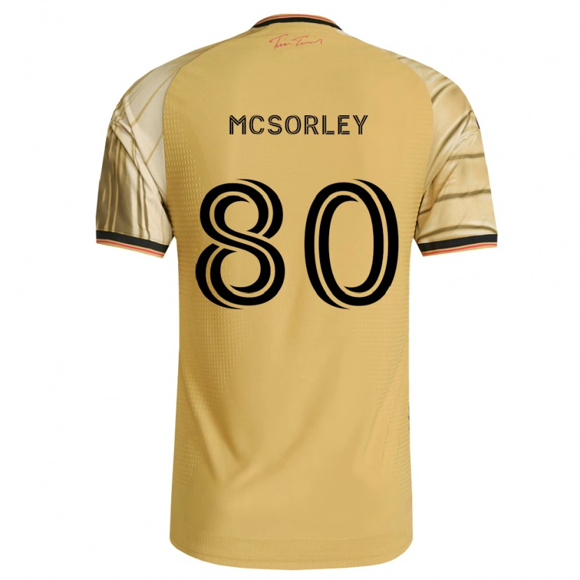 Danxen Męski Brendan Mcsorley #80 Brązowy Żółty Czarny Wyjazdowa Koszulka 2026/27 Koszulki Klubowe