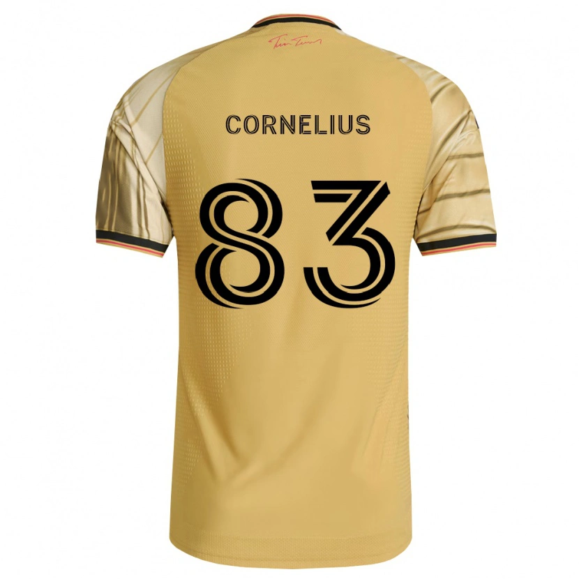 Danxen Męski Lorenzo Cornelius #83 Brązowy Żółty Czarny Wyjazdowa Koszulka 2026/27 Koszulki Klubowe