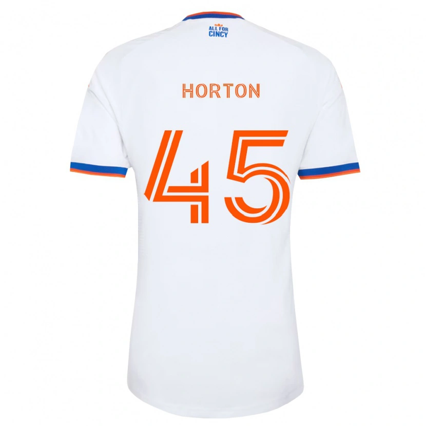 Danxen Męski Philip Horton #45 Biały Granatowy Pomarańczowy Wyjazdowa Koszulka 2026/27 Koszulki Klubowe