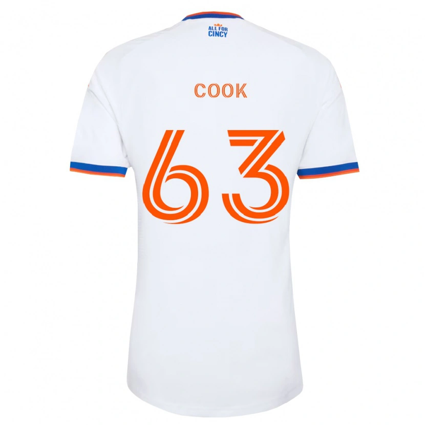 Danxen Męski Steel Cook #63 Biały Granatowy Pomarańczowy Wyjazdowa Koszulka 2026/27 Koszulki Klubowe