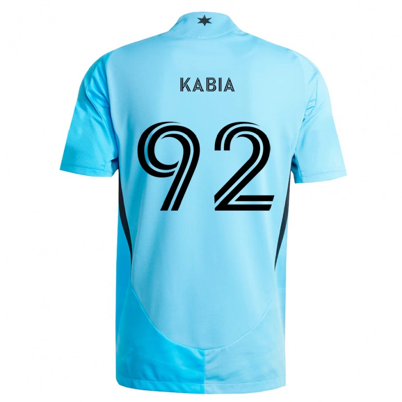 Danxen Męski Alpha Kabia #92 Jasny Niebieski Czarny Wyjazdowa Koszulka 2026/27 Koszulki Klubowe