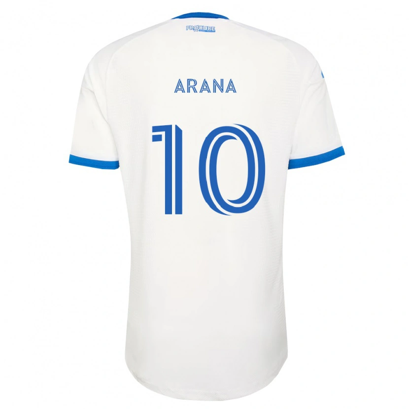 Danxen Męski Patrick Arana #10 Błękitny Biały Wyjazdowa Koszulka 2026/27 Koszulki Klubowe