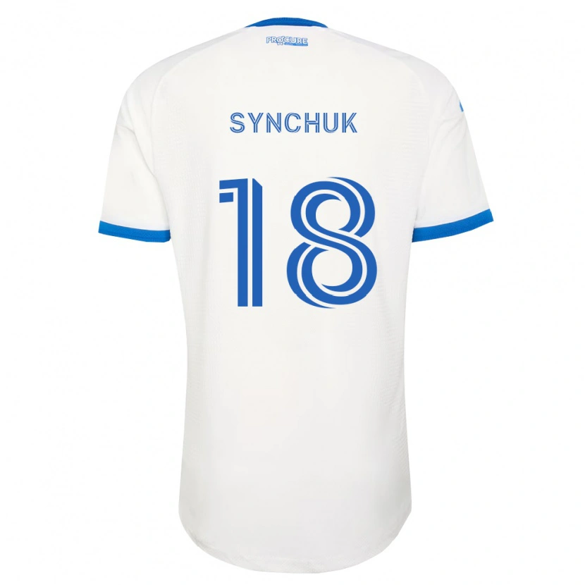 Danxen Męski Gennadiy Synchuk #18 Błękitny Biały Wyjazdowa Koszulka 2026/27 Koszulki Klubowe