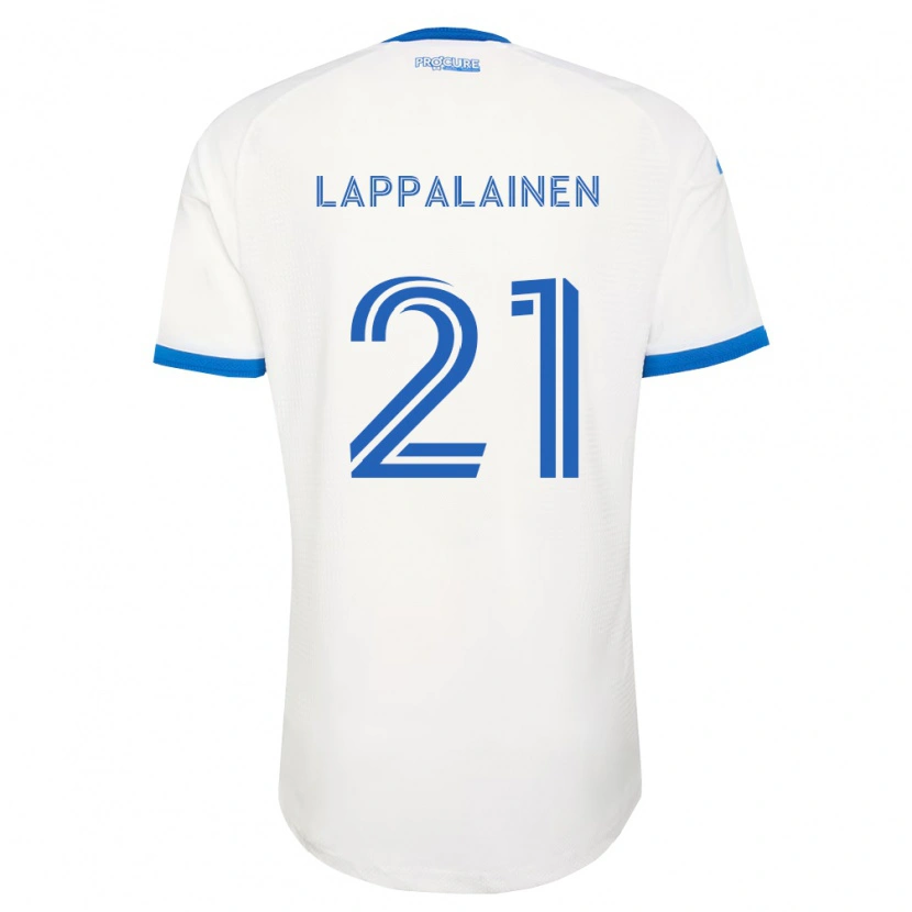 Danxen Męski Lassi Lappalainen #21 Błękitny Biały Wyjazdowa Koszulka 2026/27 Koszulki Klubowe
