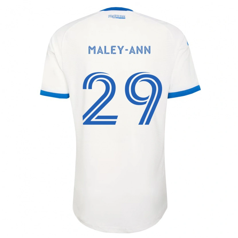 Danxen Męski Caron Maley-Ann #29 Błękitny Biały Wyjazdowa Koszulka 2026/27 Koszulki Klubowe