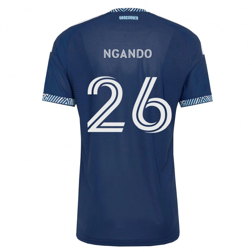 Danxen Męski J.c. Ngando #26 Głęboki Niebieski Biały Wyjazdowa Koszulka 2026/27 Koszulki Klubowe