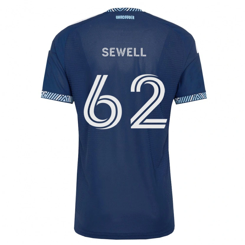 Danxen Męski Ryder Sewell #62 Głęboki Niebieski Biały Wyjazdowa Koszulka 2026/27 Koszulki Klubowe