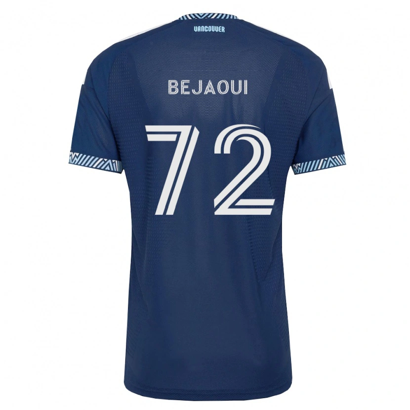 Danxen Męski Aiden Bejaoui #72 Głęboki Niebieski Biały Wyjazdowa Koszulka 2026/27 Koszulki Klubowe