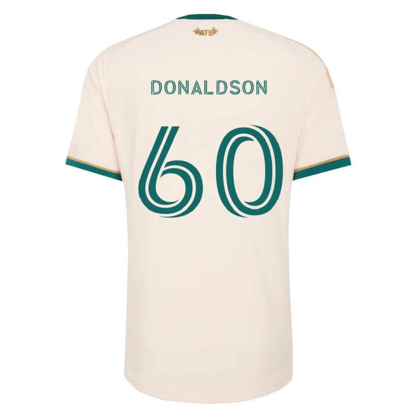 Danxen Męski James Donaldson #60 Szampan Zielony Wyjazdowa Koszulka 2026/27 Koszulki Klubowe