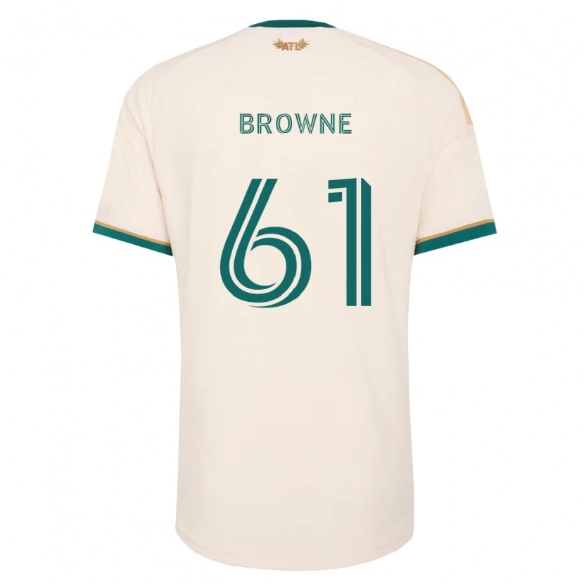 Danxen Męski Adedamola Browne #61 Szampan Zielony Wyjazdowa Koszulka 2026/27 Koszulki Klubowe