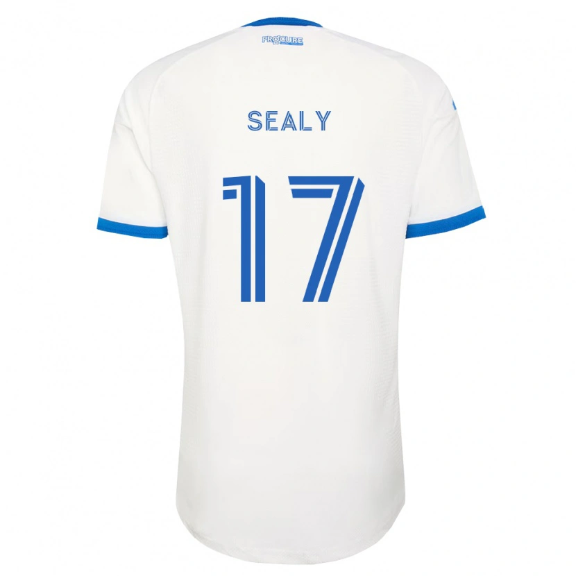 Danxen Męski Dante Sealy #17 Błękitny Biały Wyjazdowa Koszulka 2026/27 Koszulki Klubowe