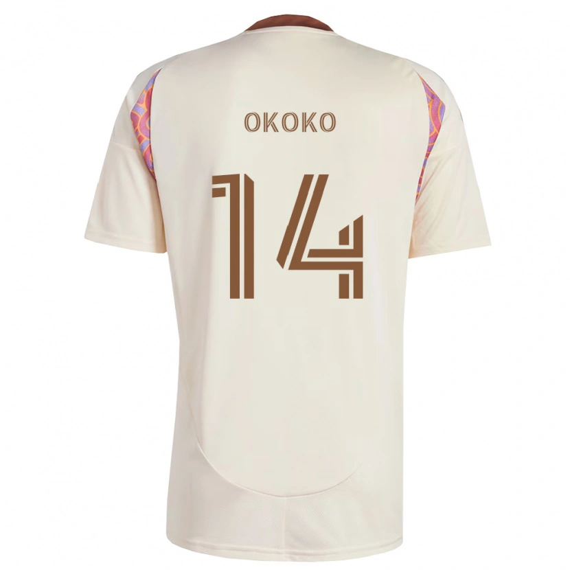 Danxen Męski Lohamba Okoko #14 Kość Słoniowa Różowy Wyjazdowa Koszulka 2026/27 Koszulki Klubowe