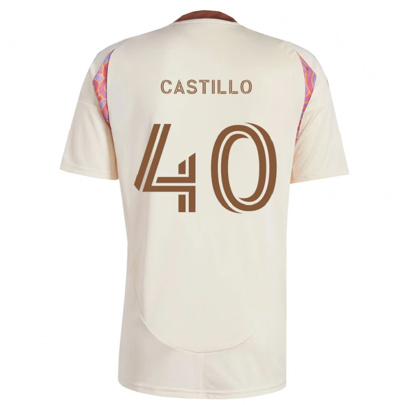 Danxen Męski Kamil Castillo #40 Kość Słoniowa Różowy Wyjazdowa Koszulka 2026/27 Koszulki Klubowe