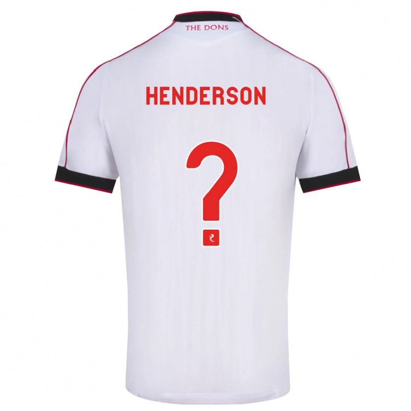 Danxen Męski Jay Henderson #0 Czarny Czerwony Biały Wyjazdowa Koszulka 2026/27 Koszulki Klubowe